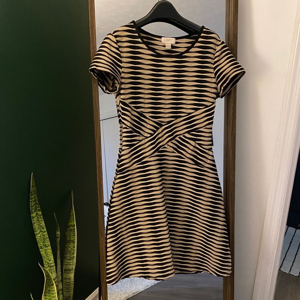 Loft striped dress